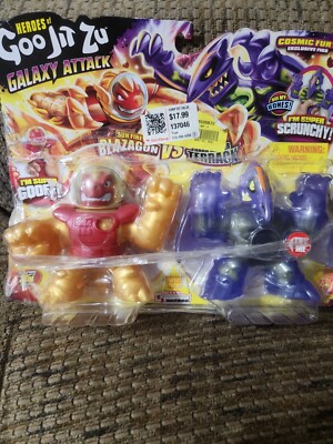 Heroes of Goo JIT Zu Galaxy Attack Sun Fire Blazagon VS Dark Matter Terrack...