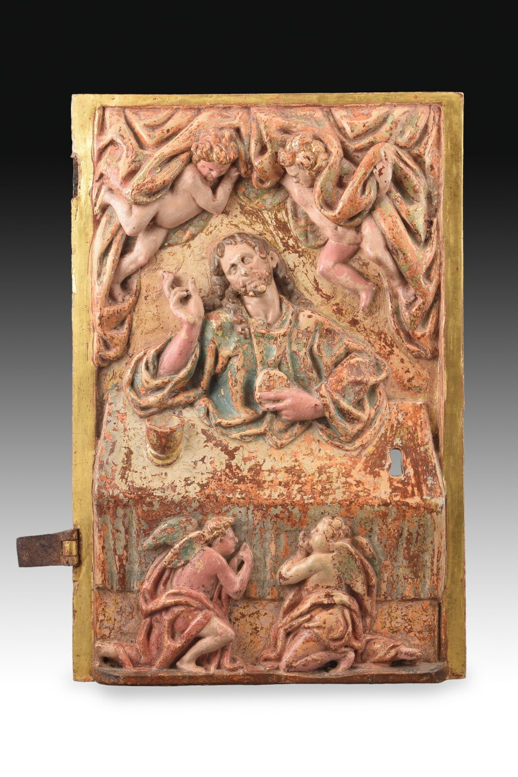Puerta del tabernáculo. Madera, metal. Siglo XVI.
