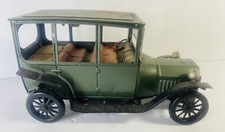 Vintage Bandai Ford 1915 Model T 1950's Japan Tin Friction Toy Car - A14