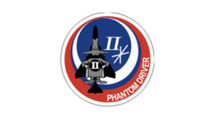 4" military phantom driver red white blue bumper sticker decal usa made