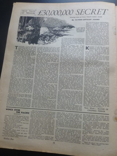Capt. W E Johns – BIGGLES ON THE TREASURE TRAIL (1938)– Complete Original Serial - Picture 7 of 19
