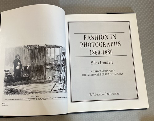 Fashion in Photographs 1860-1880 by Miles Lambert 1991 HCDJ historical clothing - Imagen 3 de 7