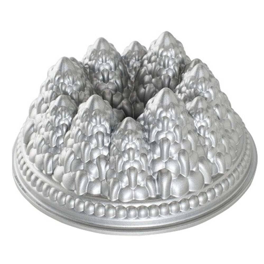 Nordic Ware Pine Forest Bundt Pan, Silver