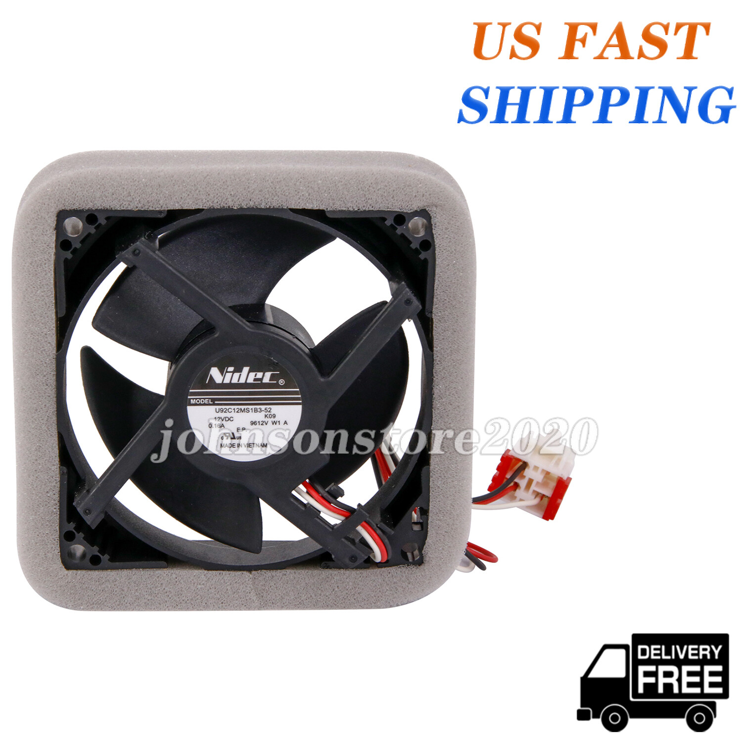 Refrigerator Cooling Fan Motor For Samsung Nidec U92C12MS1B3-52 DA81-06013A USPS