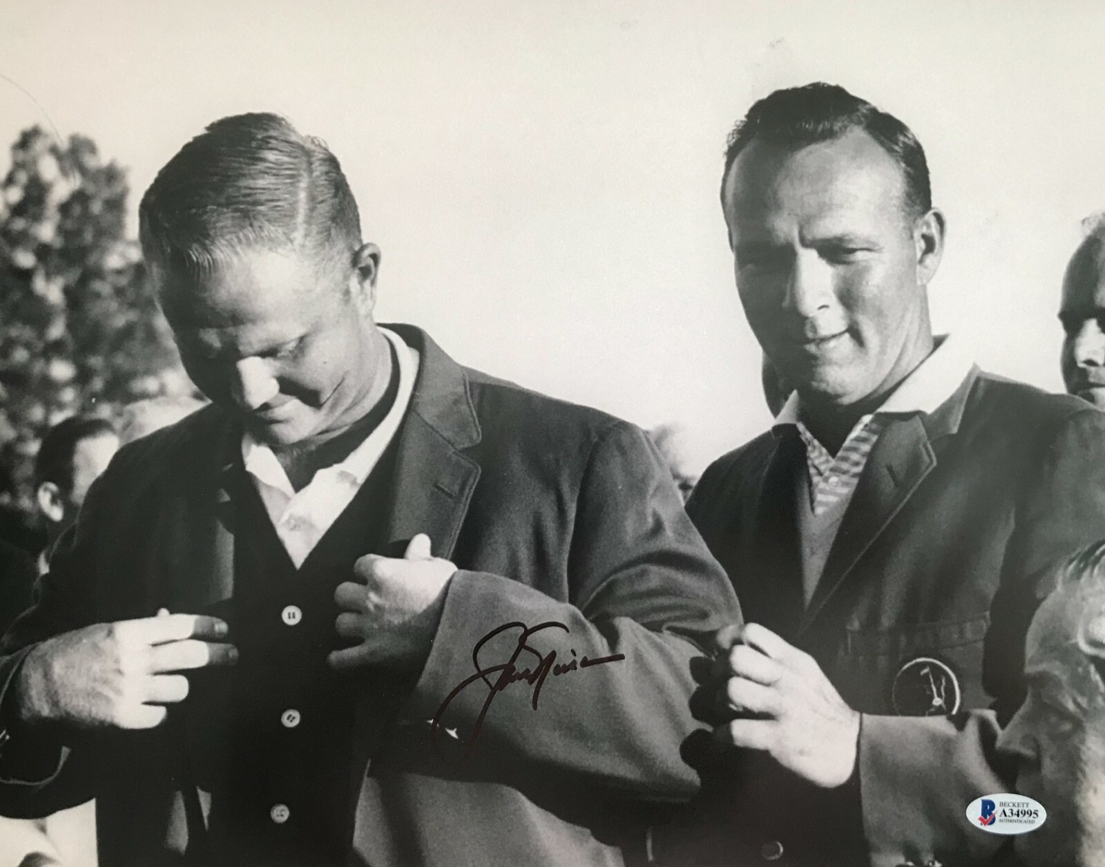Jack Nicklaus Autographed Signed MASTERS!!! GOLDEN BEAR Golf PGA 11x14 Photo BAS 