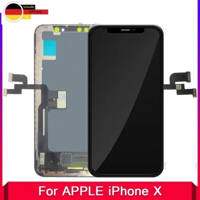MOBILE GURU OLEd Ersatz LCD für Original iPhone X Display Retina Bildschirm Touch 10 Incell