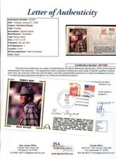 Paul Bear Bryant JSA LOA Autograph 1981 First Day Cover Cache FDC Signed
