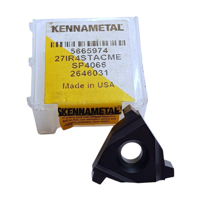Kennametal 27IR 4STACME Threading Insert SP4066 Internal RH 4 TPI
