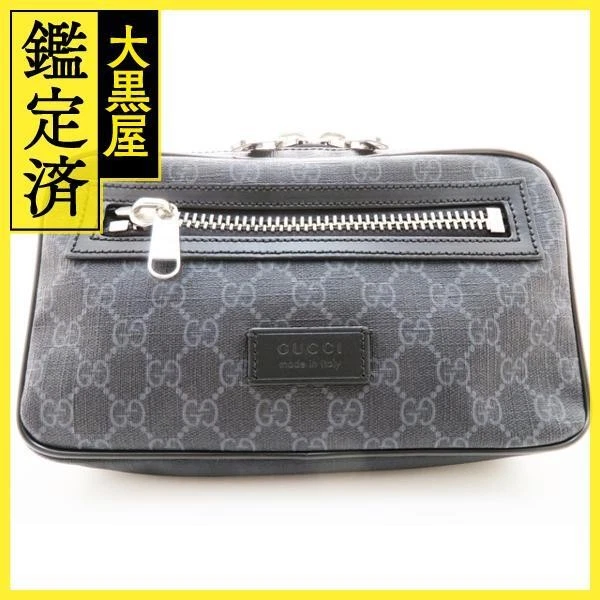 Sac ceinture Gucci GG Supreme avec poche zippée 474293 437 du Japon