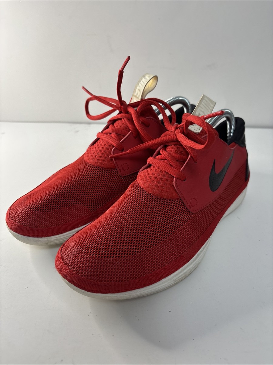 Nike Shoe Men\'s 10 Solarsoft Moccasin Sneakers Red Black White 555301-601 Nike Solarsoft Moccasin Mens Red Black White Men Size 7  main image 2