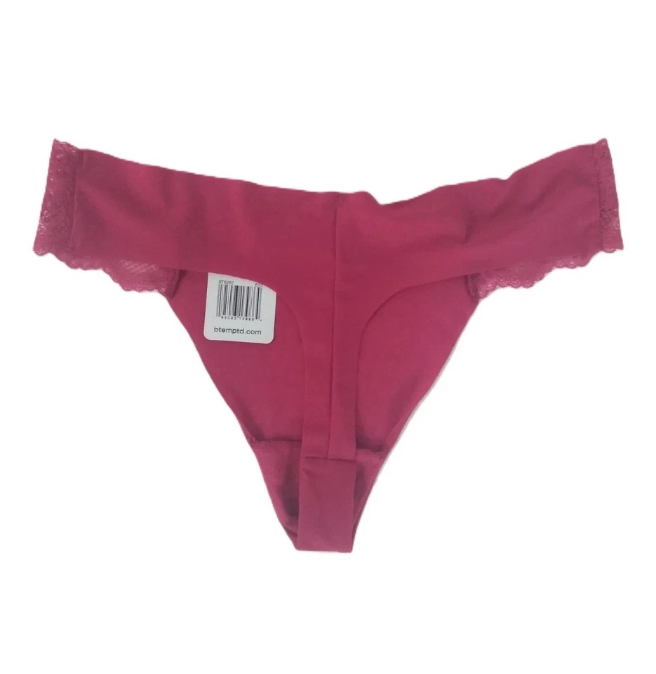 Panty Tanga B.tempt'd by Wacoal Mujer B.bare Mediano Rojo Persa Talla M Foto 4 de 4