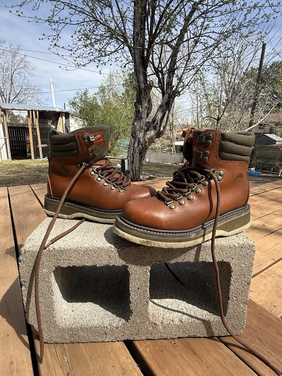 Simms Wading Boots Brown Fishing Boots & Shoes for sale | eBay