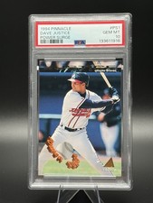 1994 Pinnacle Power Surge - David Justice #PS1 - PSA 10