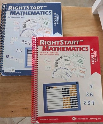 Rightstart Mathematics Math Set Level A& Level B Lesson Book