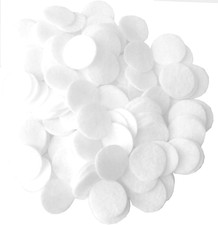 White Craft Felt Circles 3/4 Inch - 150Pc