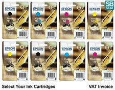 Epson ORIGINALI 16 - 16XL Nero/Ciano/Giallo/Magenta Cartucce  - C13T16364012