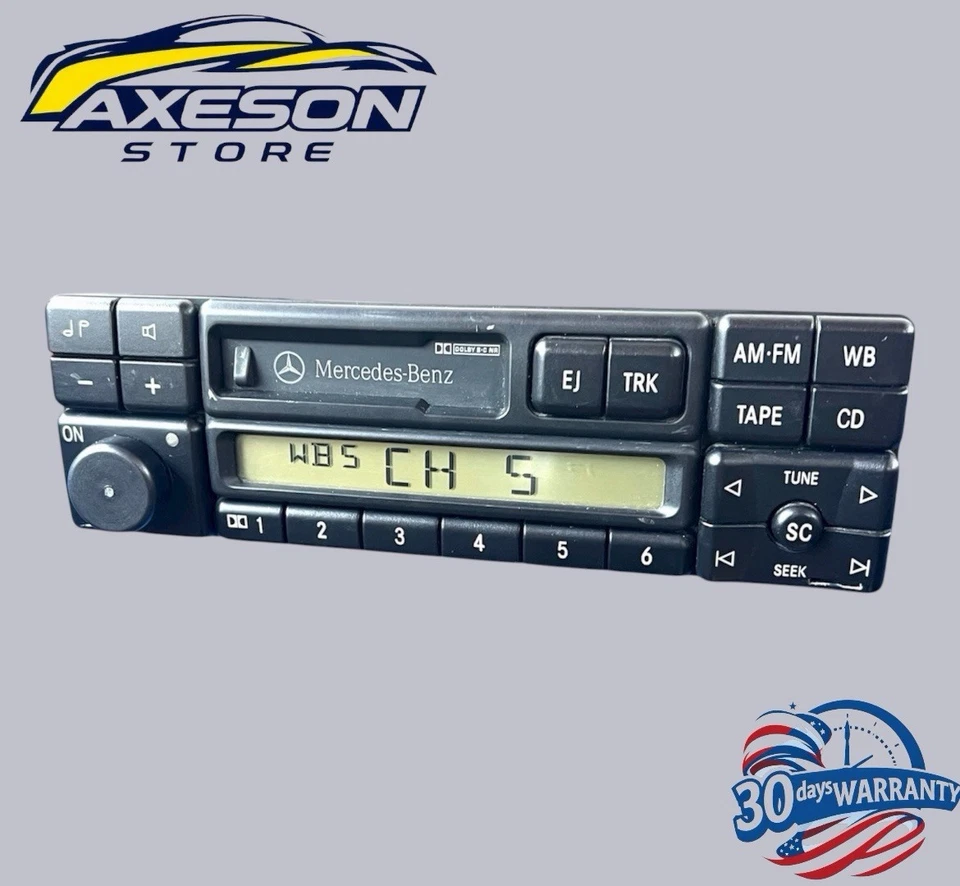 OEM 1995-1998 MERCEDES BECKER RADIO ESTÉREO CASETE R129 SL320 SL500 SL600 SL55 Foto 3 de 4