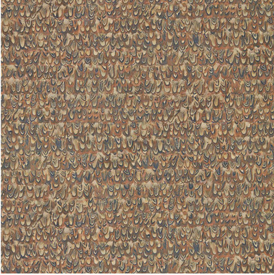 WALLPAPER - ZOFFANY - 312674 - W 68.6 cm X L 10.05 m - COPPER - NEW - 1 ROLLS 