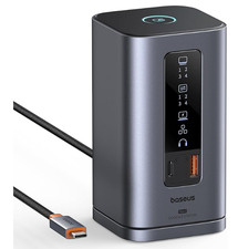Baseus Docking Station, Spacemate Win 11 in 1, Triple Display, 4K HDMI and DP,