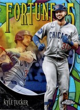 Kyle Tucker 2025 Topps Chrome Update Fortune 15 F15-5 Chicago Cubs