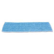 Rubbermaid Commercial Q409BLUEA 18" Eco Microfiber Wet Mopping Pad - Blue New