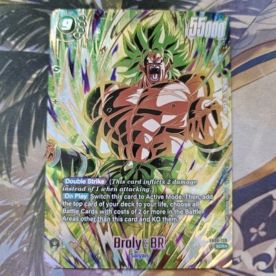 Broly : BR (Alt Art) FB06-120 English Secret Rare Rivals Clash Dragon Ball Super