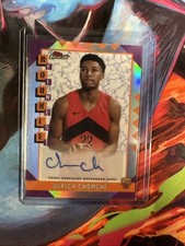 2024-25 Topps Finest Ulrich Chomche RC Rookie Finest Auto #RFA-UC Raptors