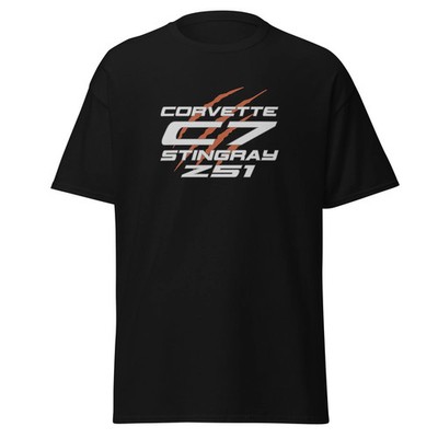 Premium T-Shirt For Chevrolet Corvette C7 Stingray Z51 Car Fans Birthday Gift