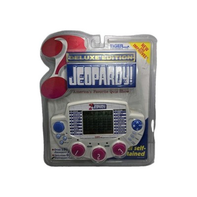 JEOPARDY Hand Held Electronic Game Deluxe Edition Tiger 1999 New Factory Sealed