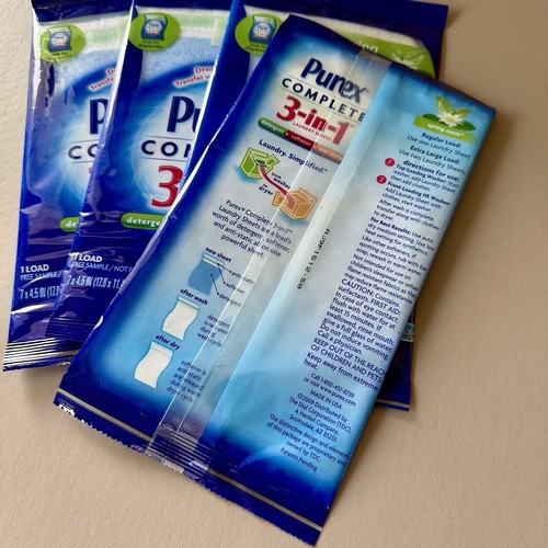 4x Purex Complete 3 in 1 Wäschelaken "Frühlingsoase" einzeln 1 Ladung Versuche - Bild 4 von 5