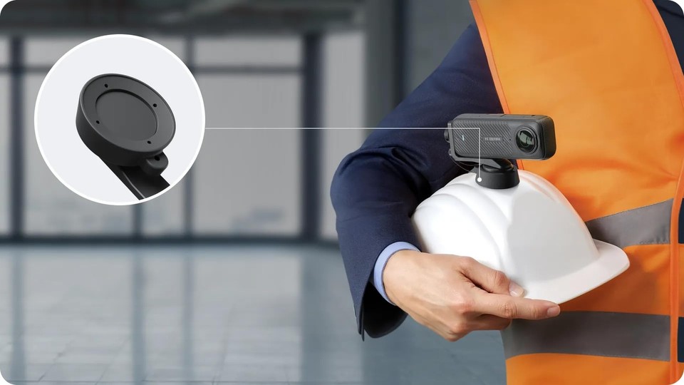 Trackhat Camera Insta360 Hard Hat Camera Mount black 6970357858958| eBay