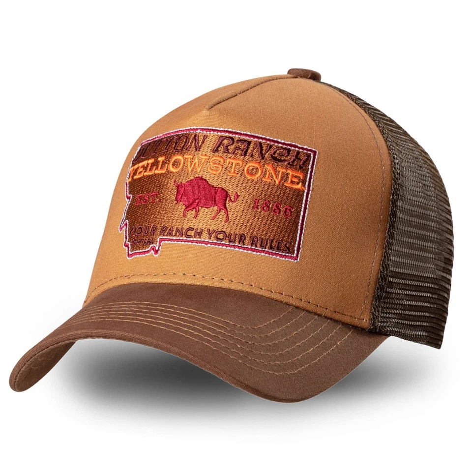 Stars & Stripes Basecap Truckercap Baseball Mesh Cap »YELLOWSTONE 07« - Bild 1 von 1