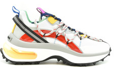 Dsquared2 Mens Bubble Sneakers White/Grey/Red...