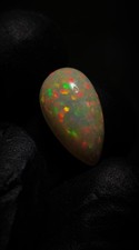Natural Ethiopian Welo Opal Cabochon Multi color Fire Flash  Loose Gemstone 3.70