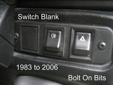 Trim cover dashboard panel Switch Blank MG B MGB GT V8 Midget