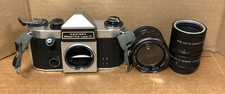 Hanimex Praktica Super TL Camera W/ Sears Auto 3x/2x  Sears Auto 28mm-UNTESTED