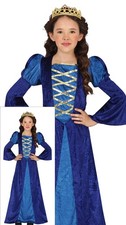 MEDIEVAL BLUE LADY, CHILDREN'S, 5 - 6 YEARS OLD