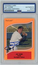 1990 ProCards Jim Thome SIGNED Minor League Stars RC Rookie Card PSA Autographed