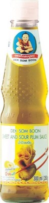 HEALTHY BOY DEK SOM BOON Süß-Saure Pflaumensauce 300ml | Sweet Sour Plum Sauce