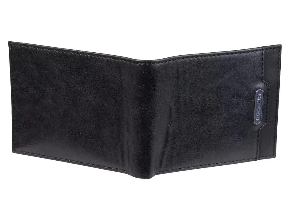 Dockers Men's RFID-Blocking Extra Capacity Slimfold Wallet Black - Image 2 of 4