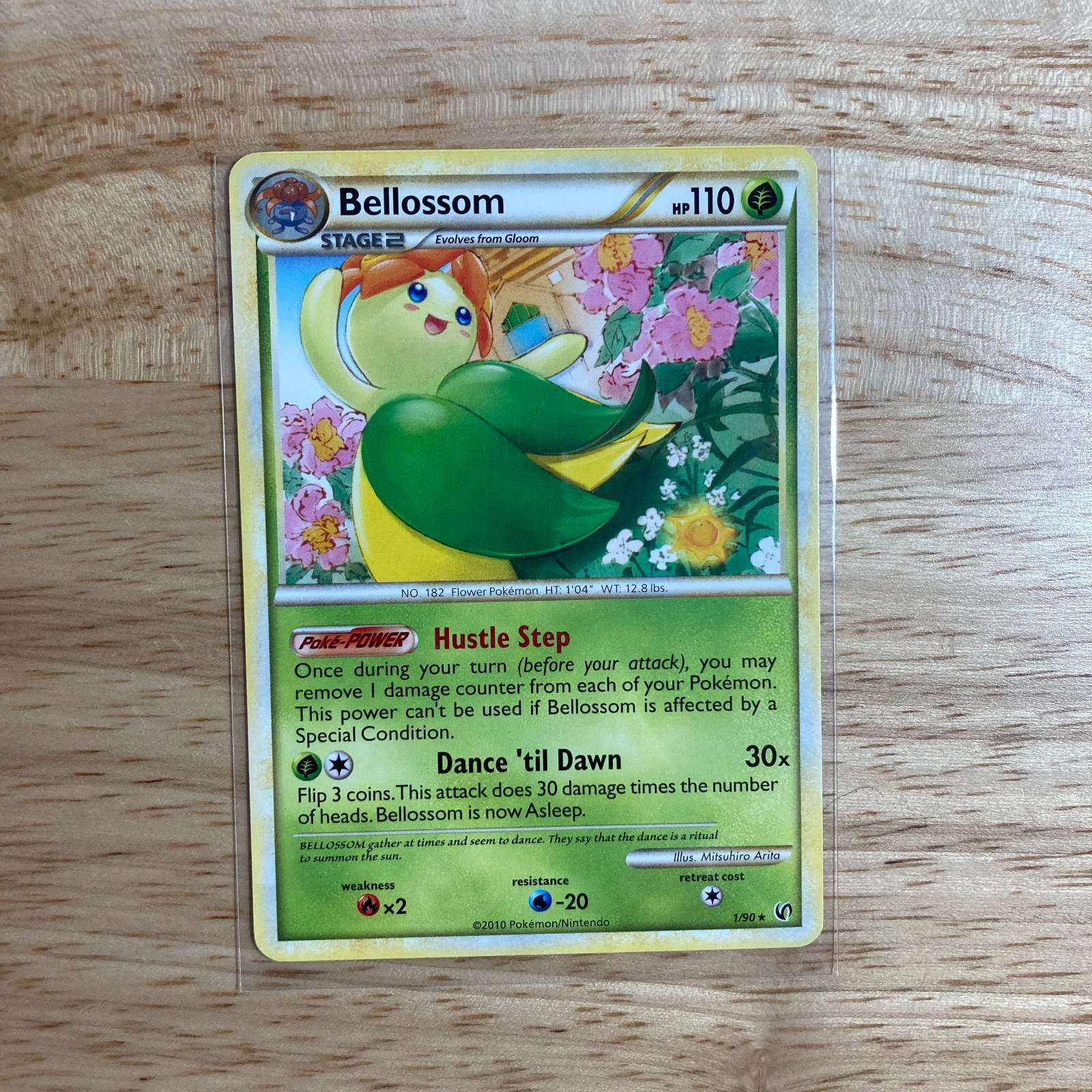Bellossom - (HGSS Undaunted) 001/090 Deck Exclusives Regular - Pokemon TCG