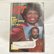 Jet Magazine Jul 12 1982, Nichelle Nichols & paul Winfield (Star Trek)  cover