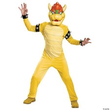 BOWSER DELUXE CHILD S 4-6 - Halloween Costume Cosplay  Party Outfit For Kids