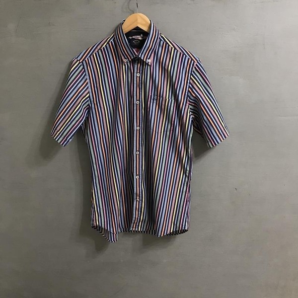 Men Paul & Shark T-Shirt Multicolor Cotton 40 /L /