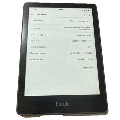 kindle paperwhite signature edition 32 gb