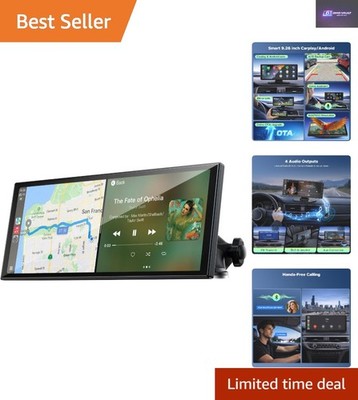 Nahtloser 9,26'' kabelloser Touchscreen fürs Auto: sicher spielen, spiegeln & sichern