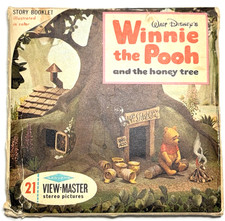 View-Master 1964 Walt Disney Winnie the Pooh 3 Reel Set-B362--Free Shipping