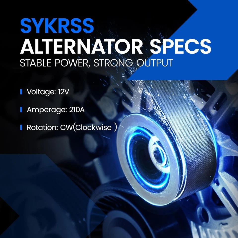 Генератор переменного тока 210 ампер для BMW 228i 320i 328i 428i L4 2,0 л 2012 - 2018 12317605061 США - Изображение 3 из 4