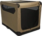 Amazon Basics Portable Folding Soft Dog Crate, 42.0"L x 31.0"W x 31.0"H, Tan
