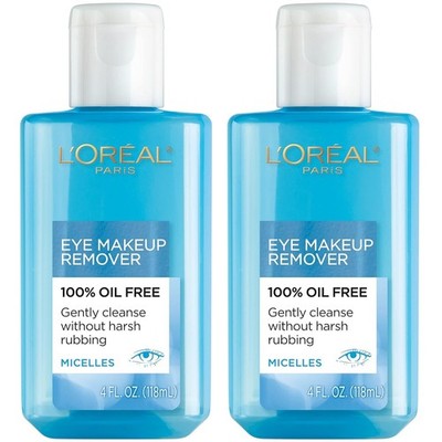 ** L'Oreal Paris Clean Artiste Oil Free Eye Makeup Remover (2 PACK)
